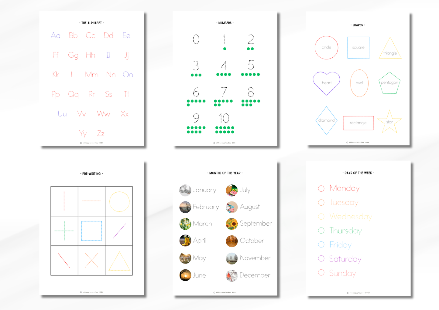 The Preschool Workbook - Autumn Edition