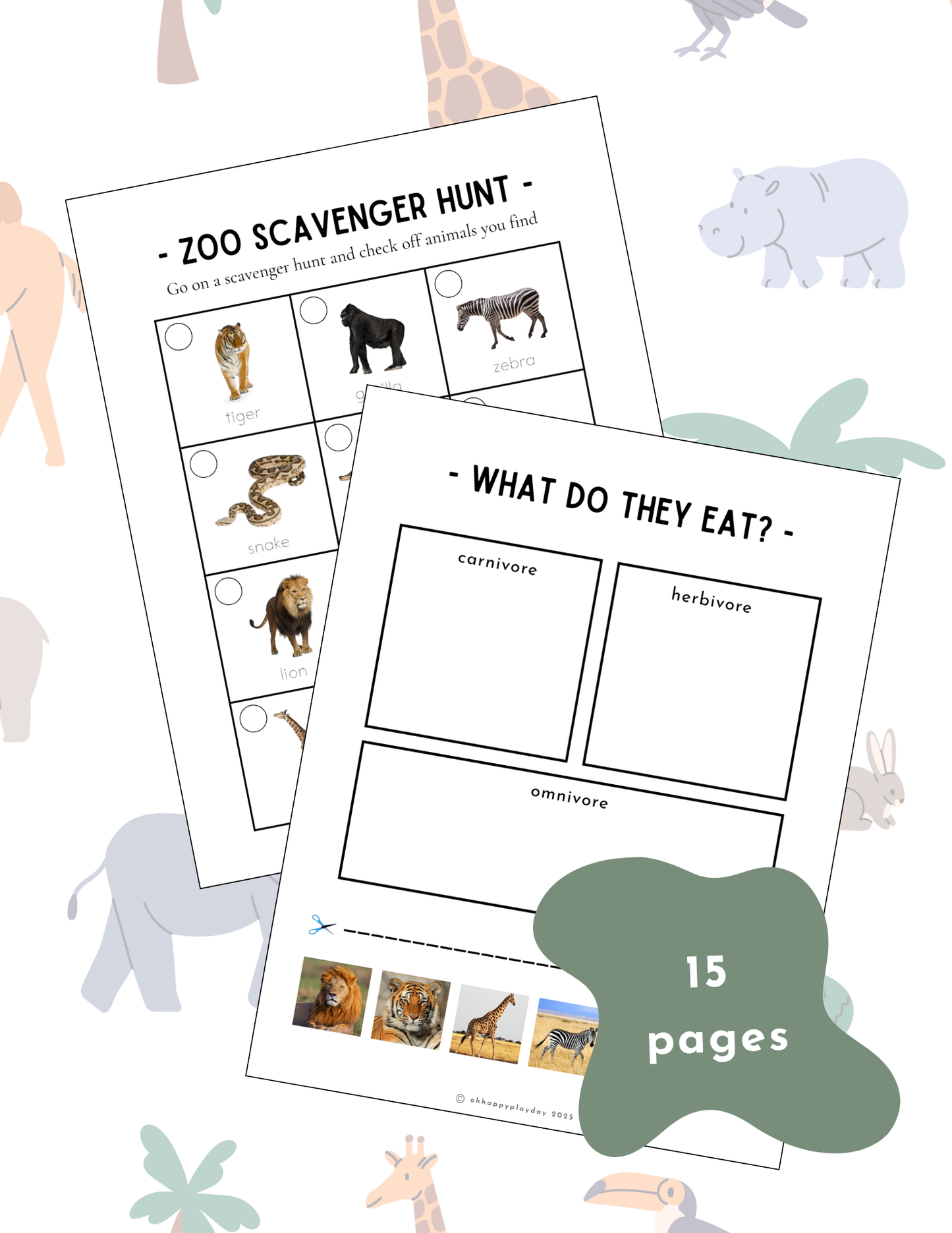 Mini Pack - Zoo