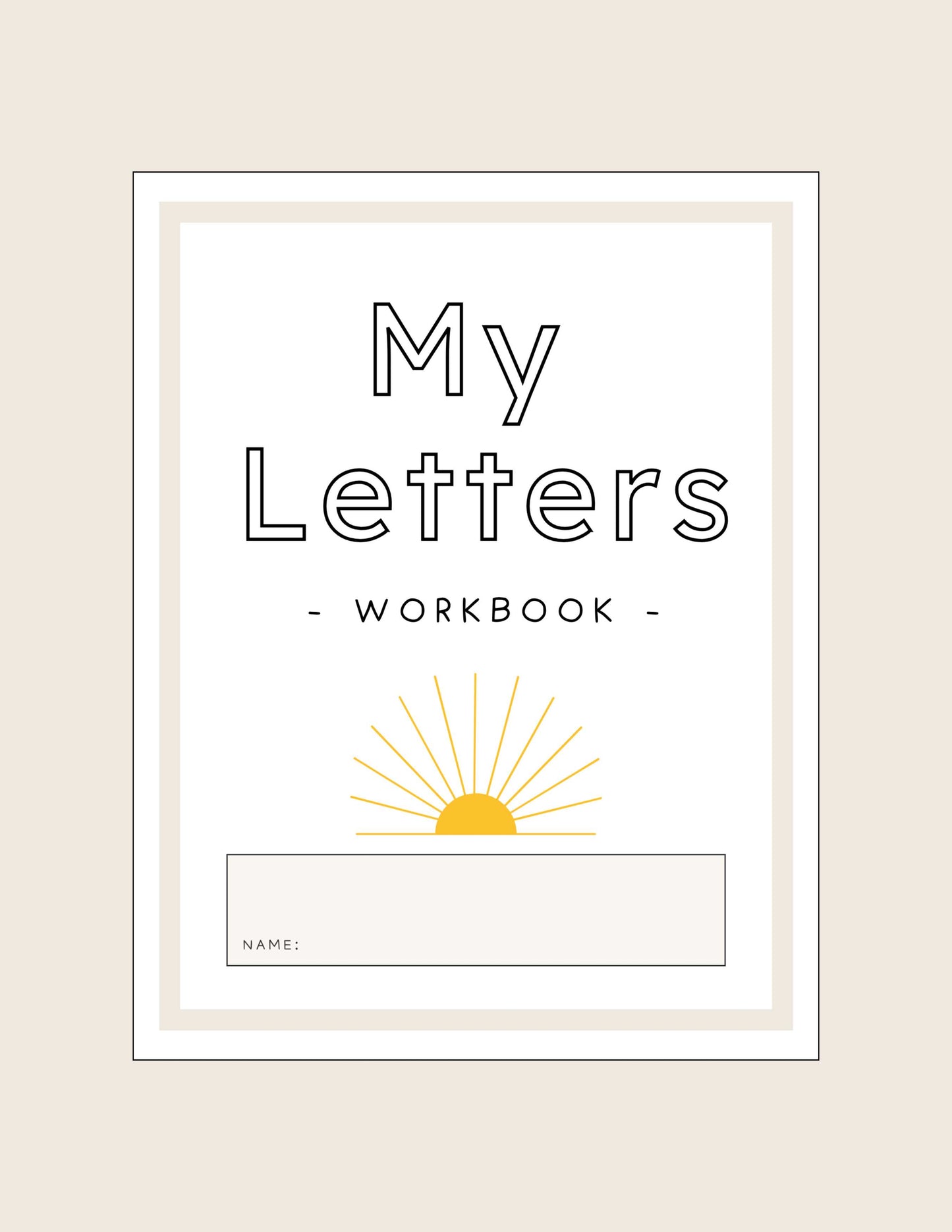 Letters Workbook
