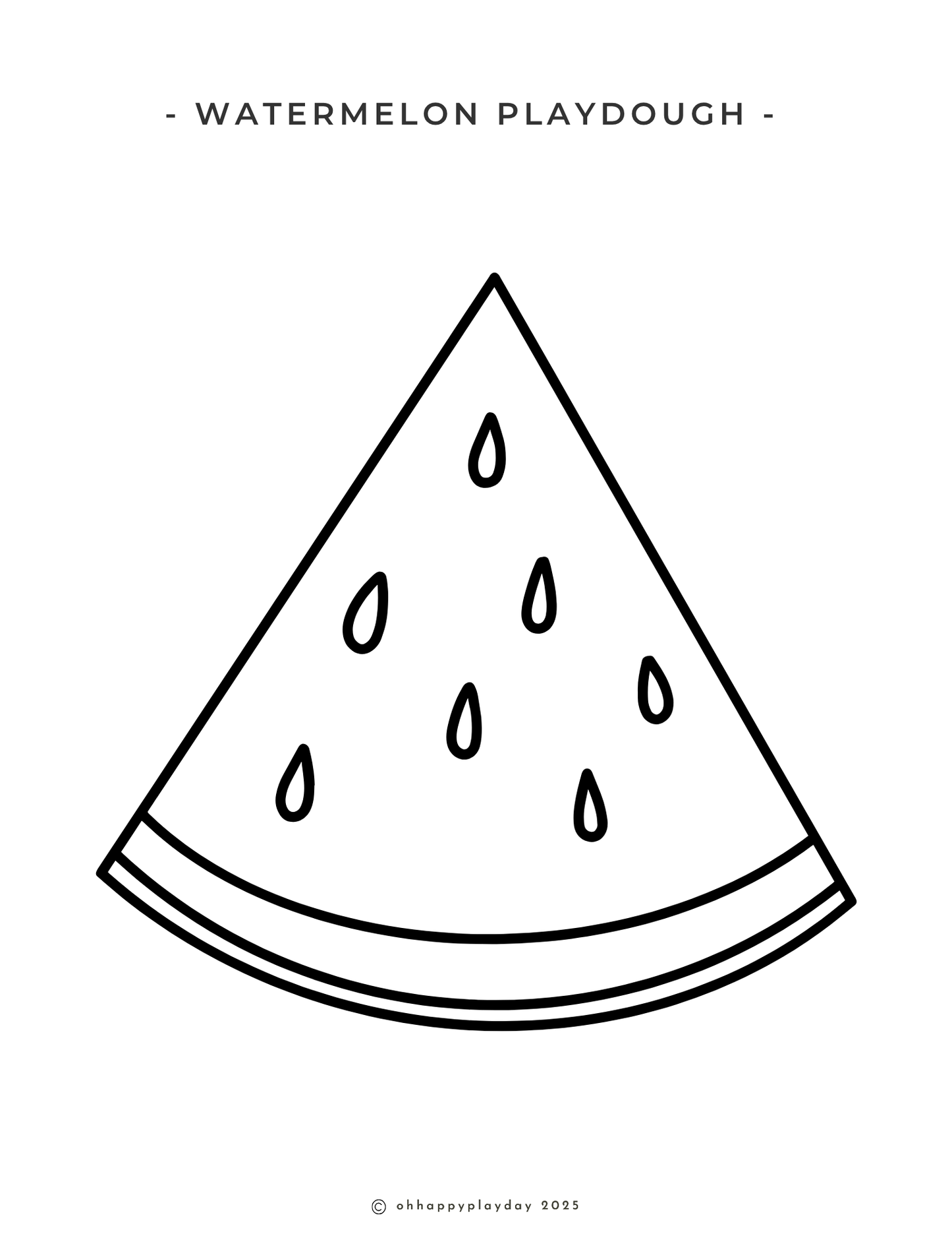 Watermelon Playdough - FREEBIE