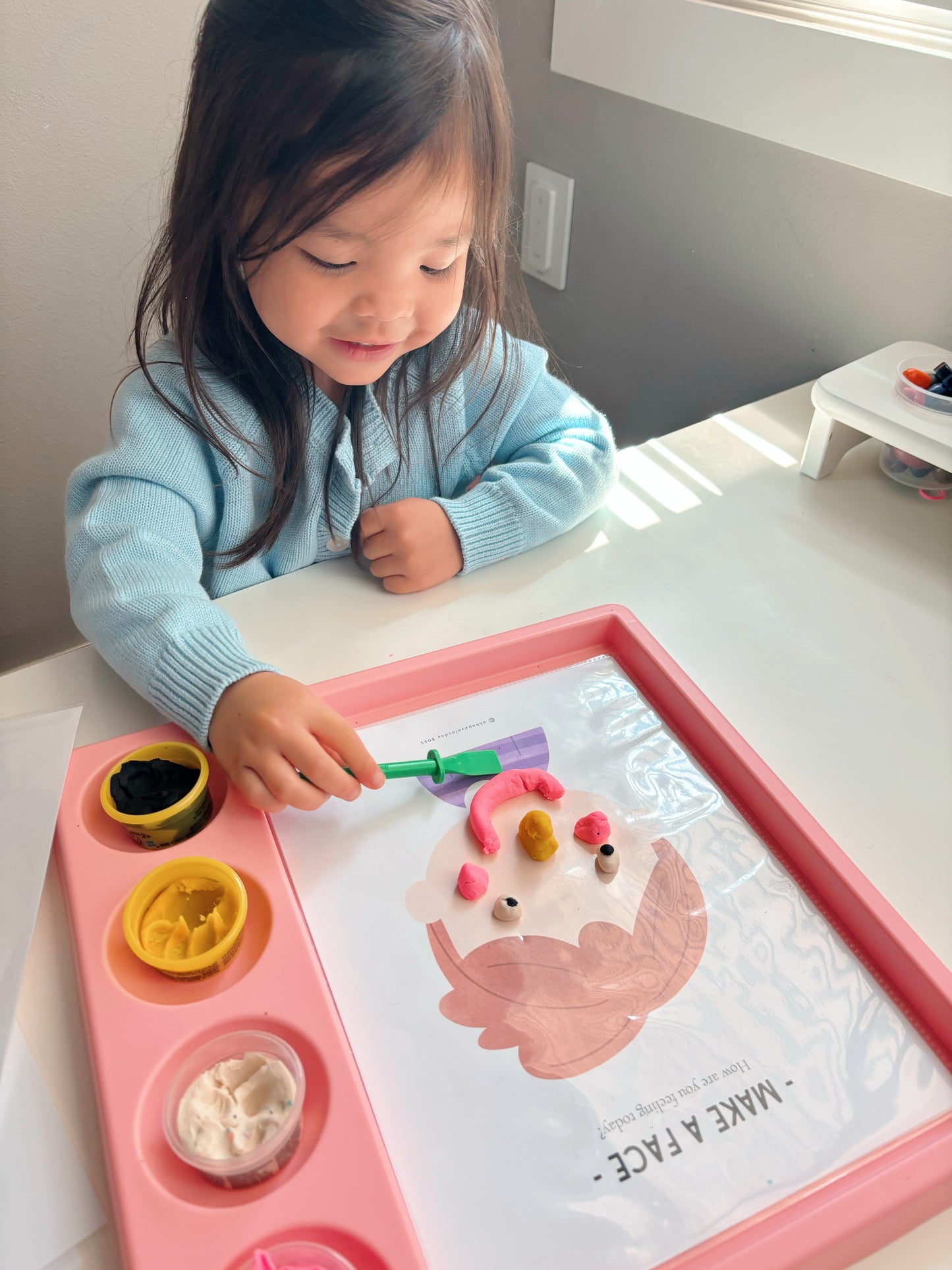 Playdough Faces