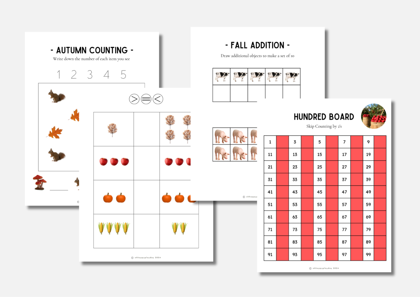 The Preschool Workbook - Autumn Edition