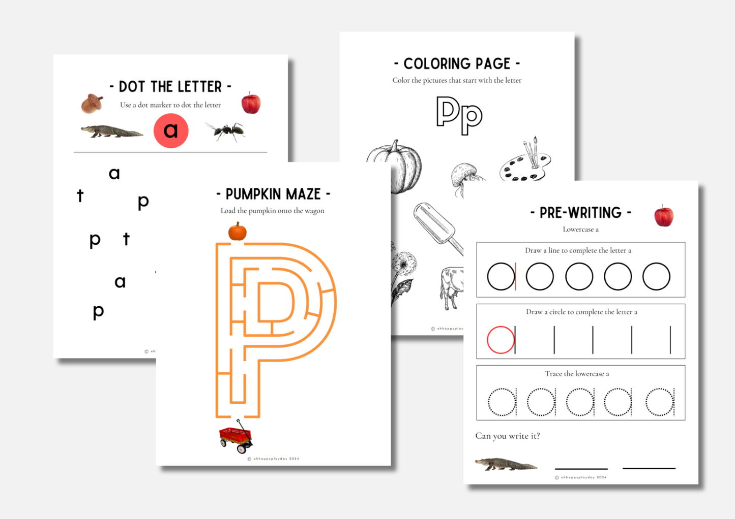 The Preschool Workbook - Autumn Edition