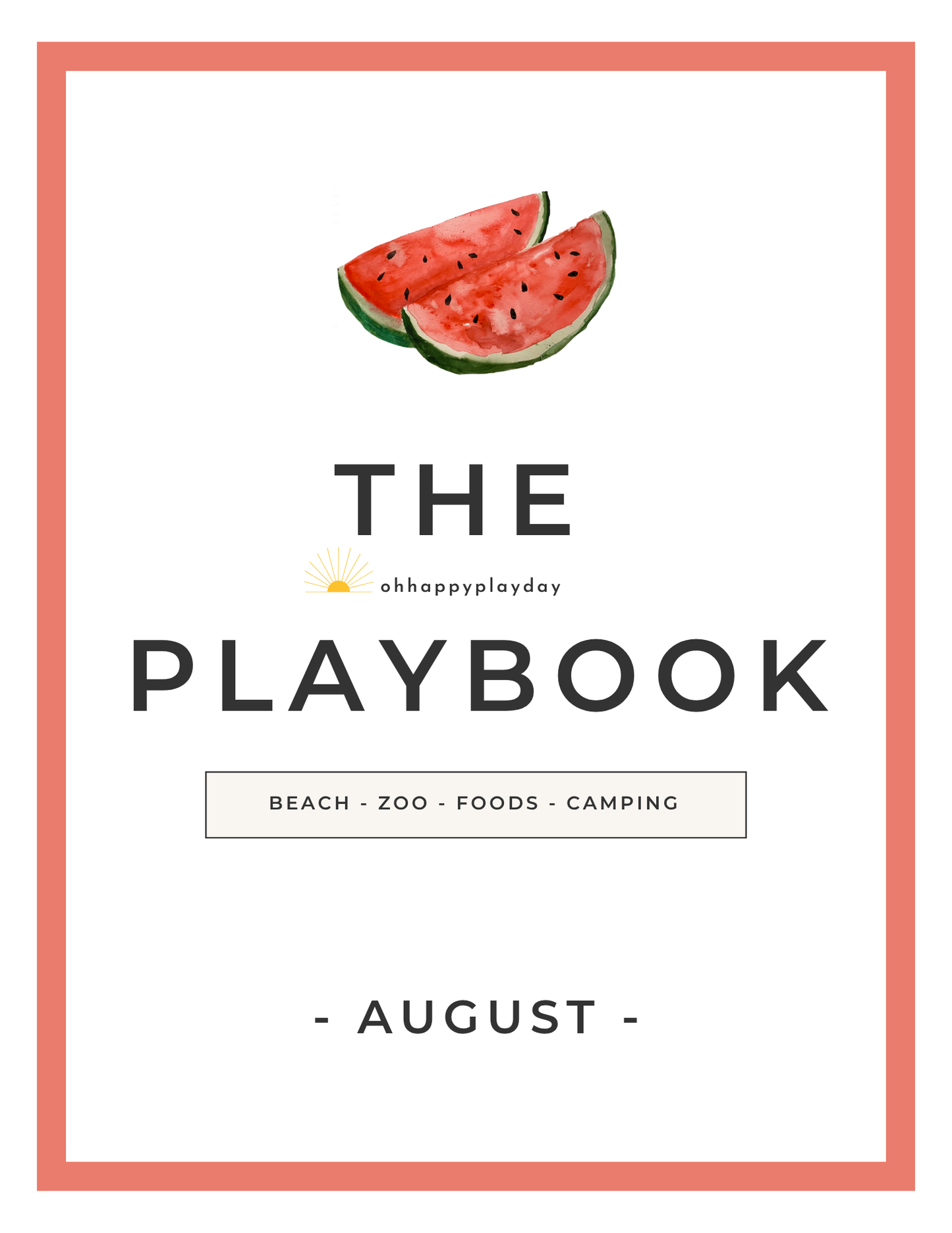 The Playbook - August