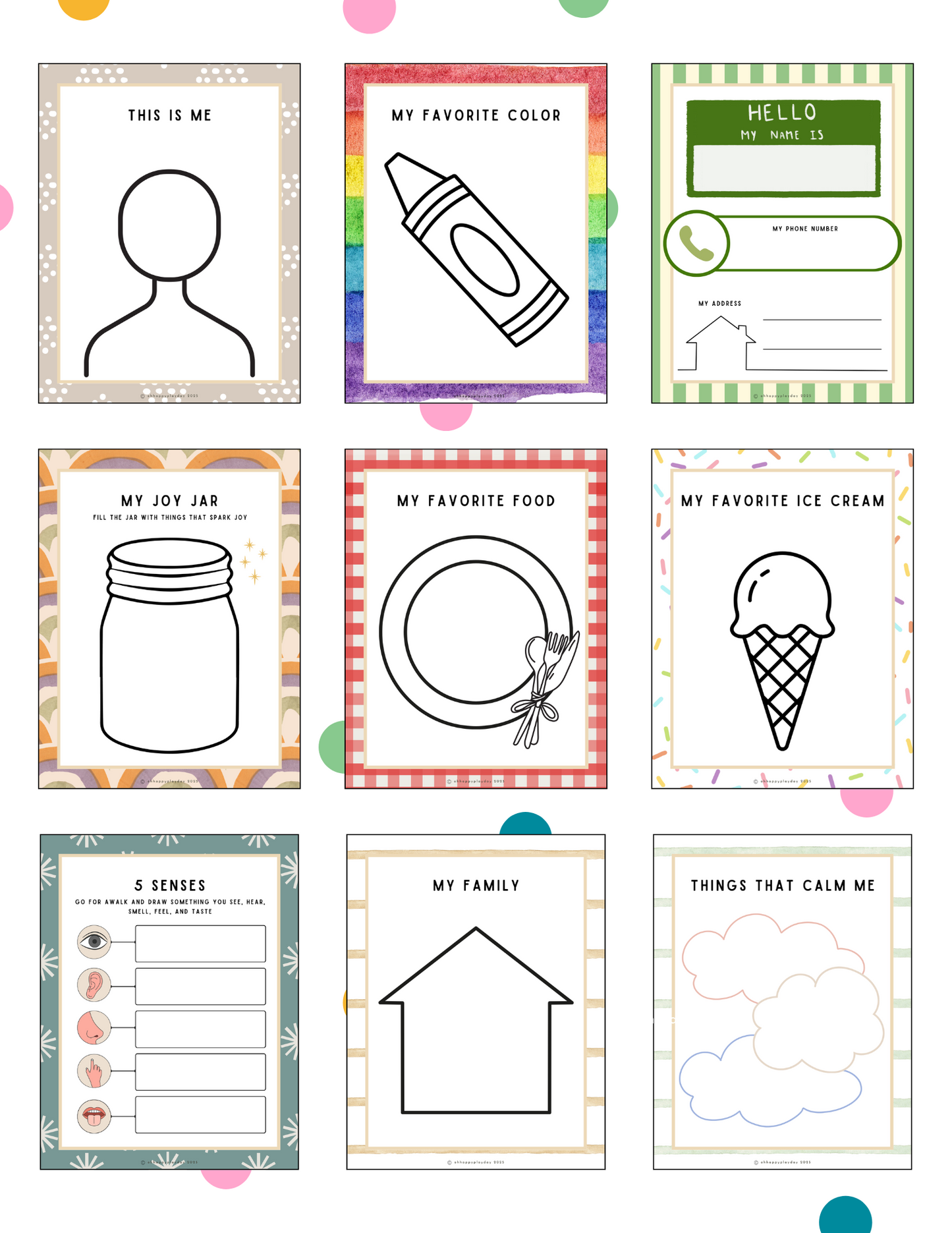 All About Me Book (Bundle)