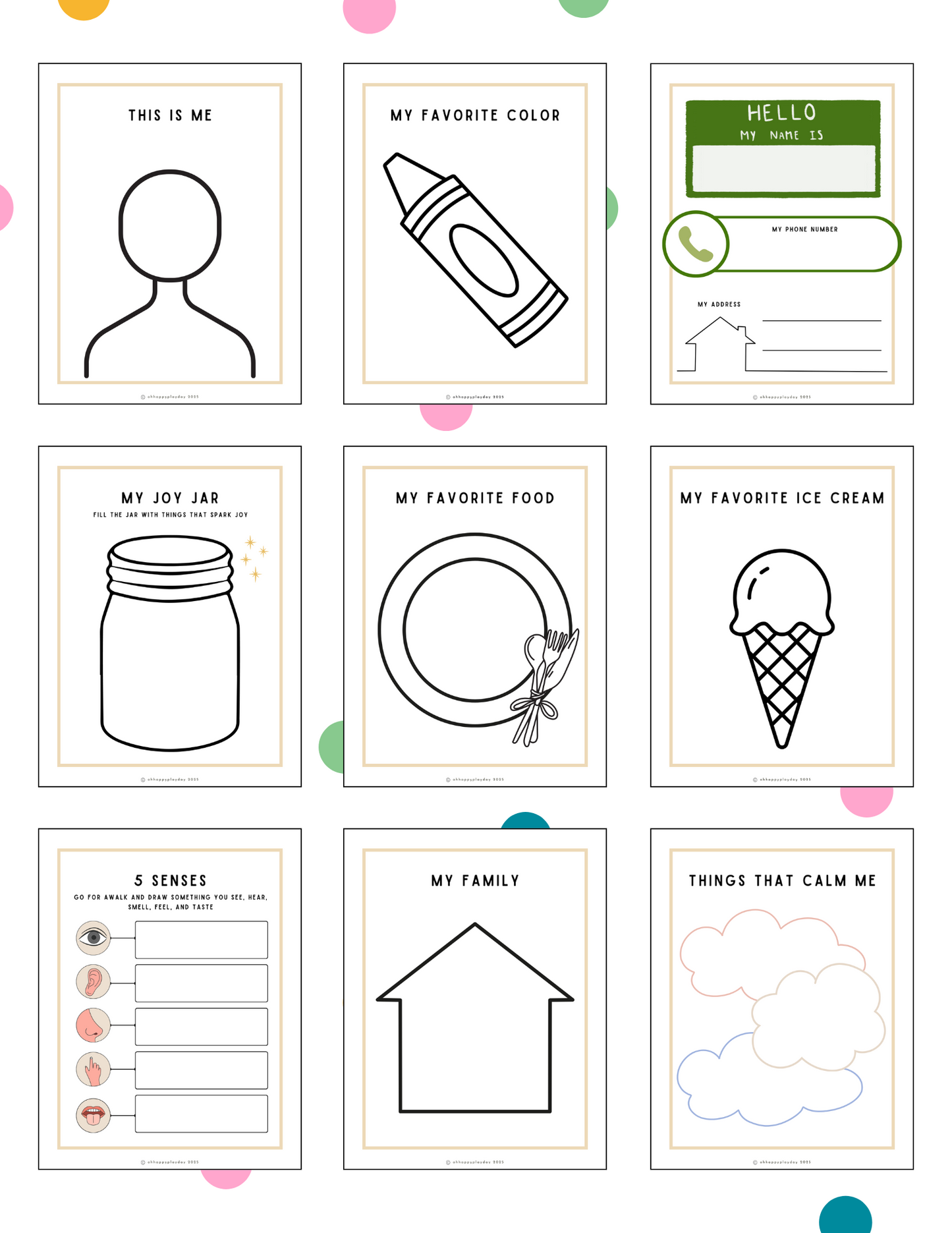 All About Me Book (Bundle)