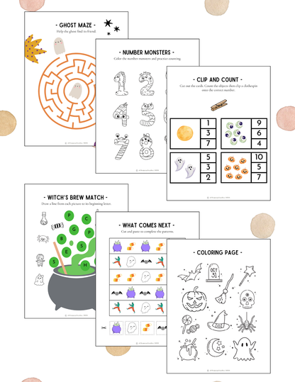 Halloween Activities Bundle