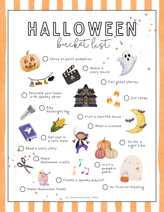 Halloween Bucket List