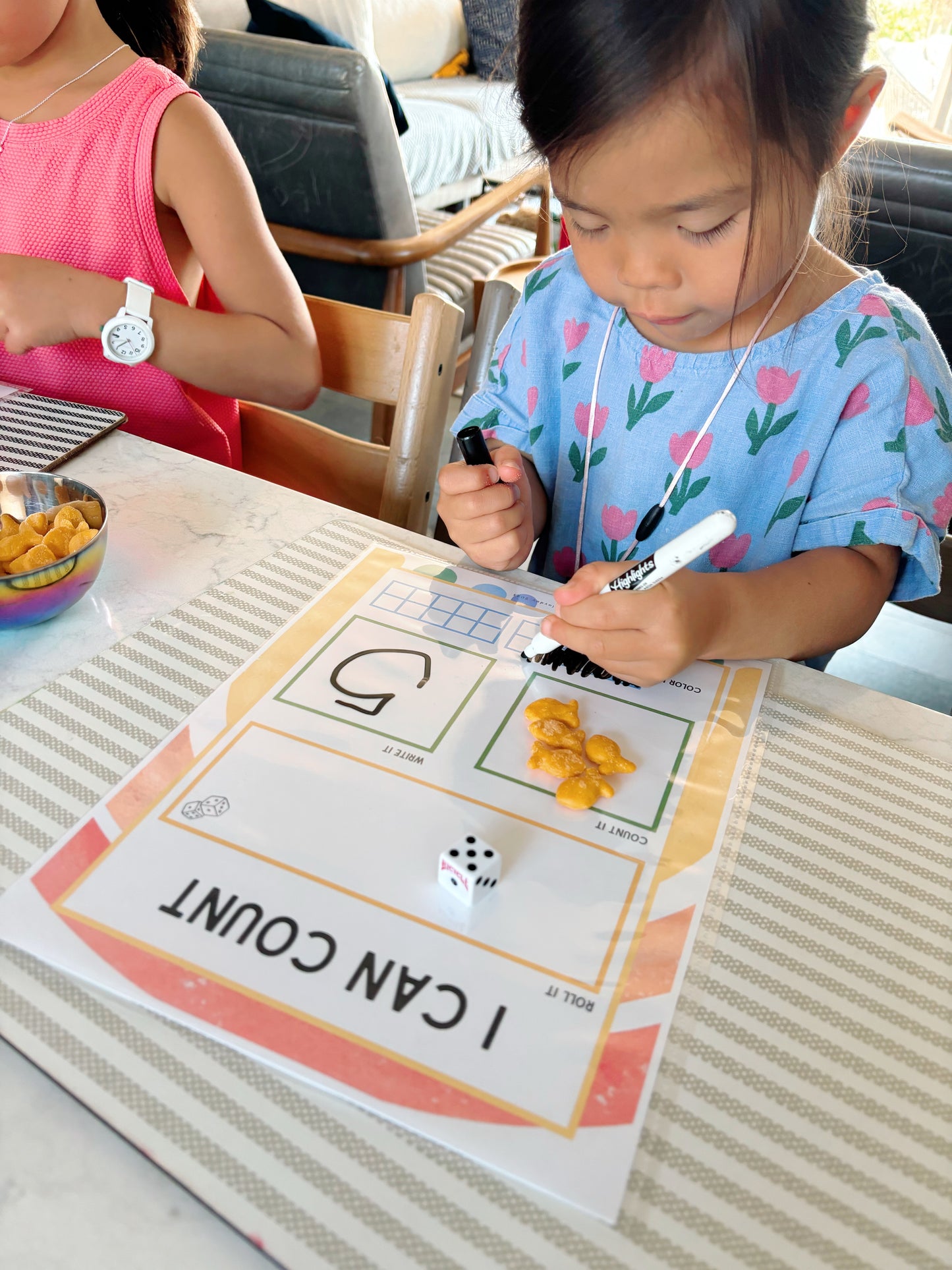 Roll and Count, Add, and Subtract