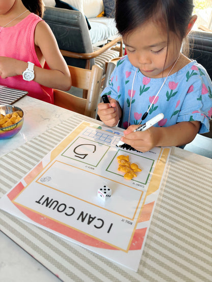 Roll and Count, Add, and Subtract