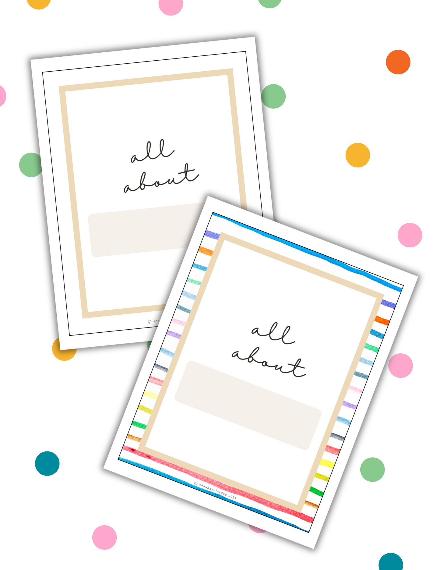 All About Me Book (Bundle)