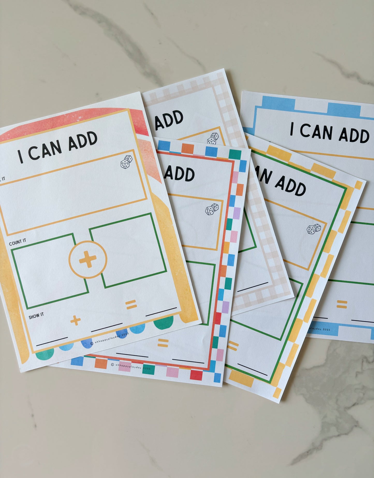 Roll and Count, Add, and Subtract