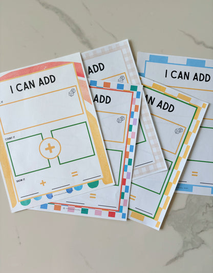 Roll and Count, Add, and Subtract