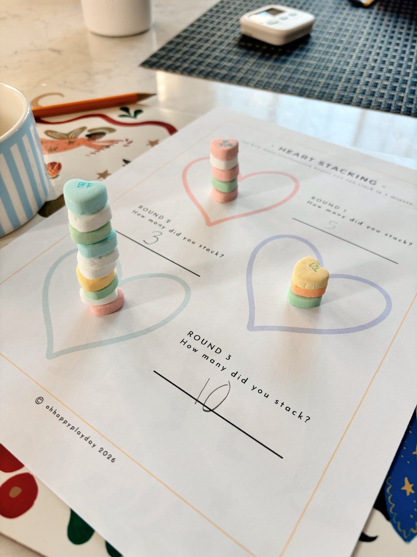 Conversation Heart Games