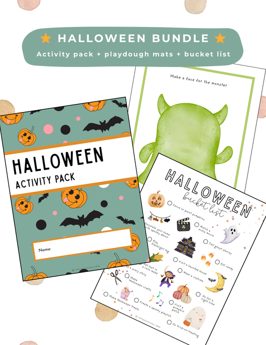 Halloween Activities Bundle