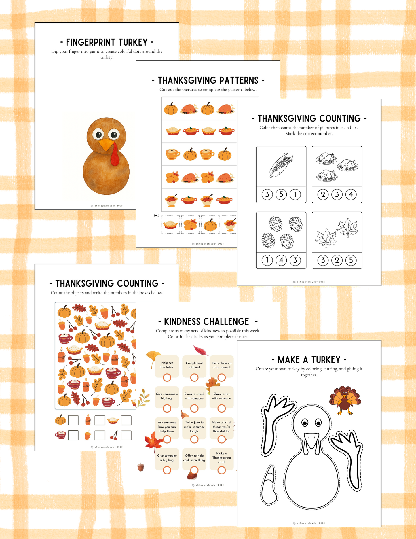 Thanksgiving Activity Pack