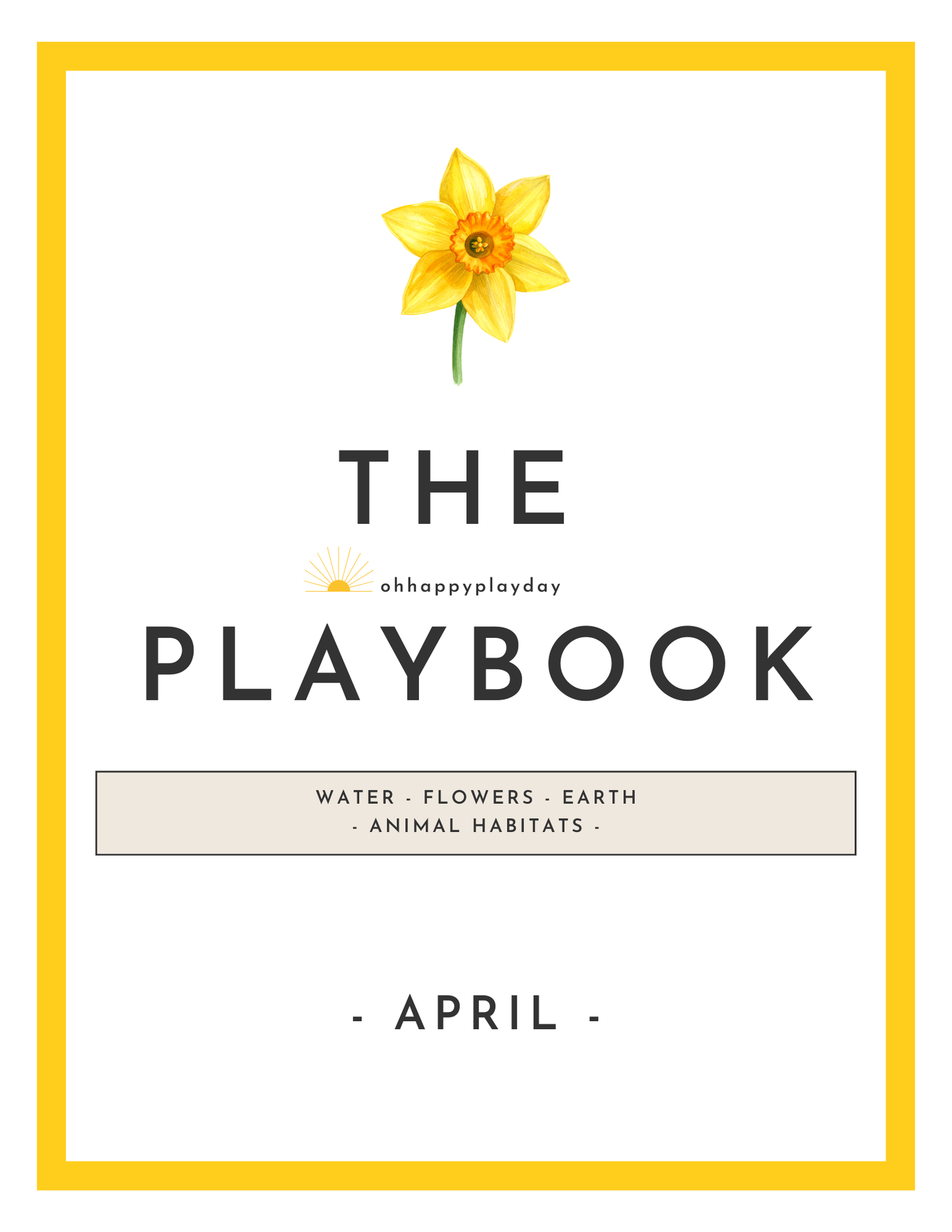 The Playbook - April