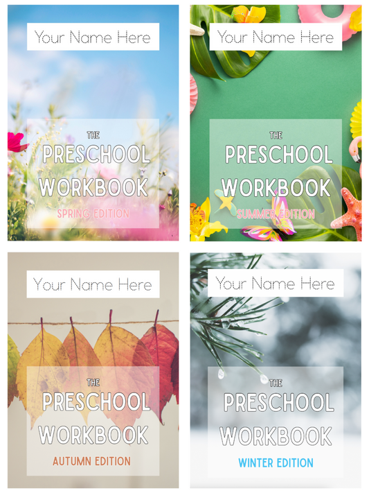 The Preschool Workbook ⭐️ FULL FOUR SEASON BUNDLE ⭐️